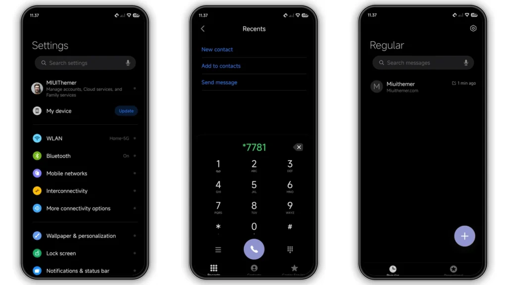Keong-3e HyperOS Theme Preview