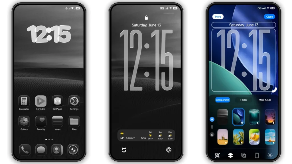 Voidfall HyperOS Theme Preview