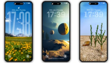Blue color HyperOS Theme Preview