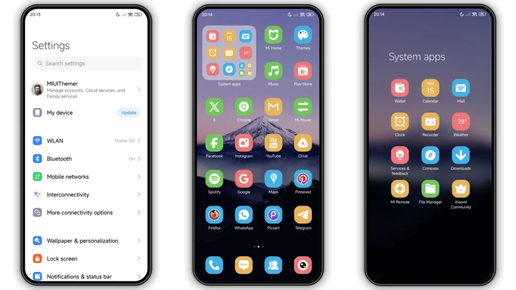 Dusk Snow Return HyperOS Theme Preview
