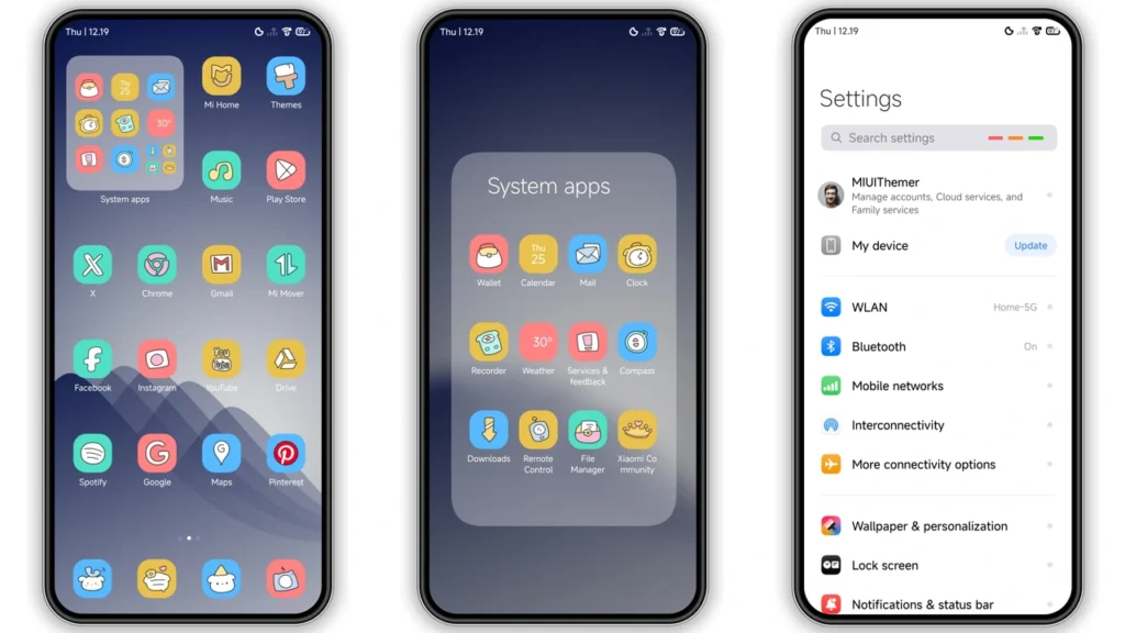 HyperF1 HyperOS Theme Preview
