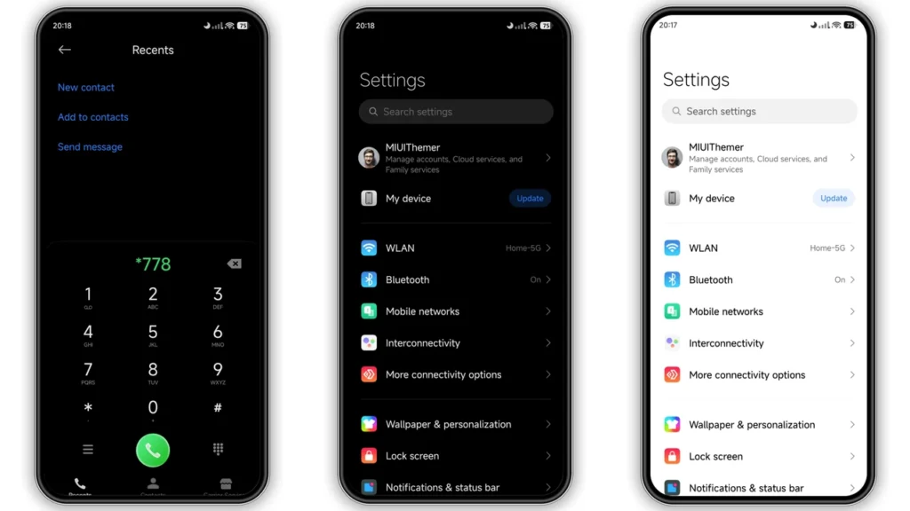 Liuli OS 27 HyperOS Theme Preview
