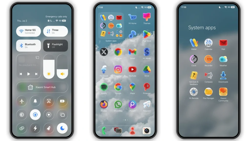 OX F2 HyperOS Theme Preview