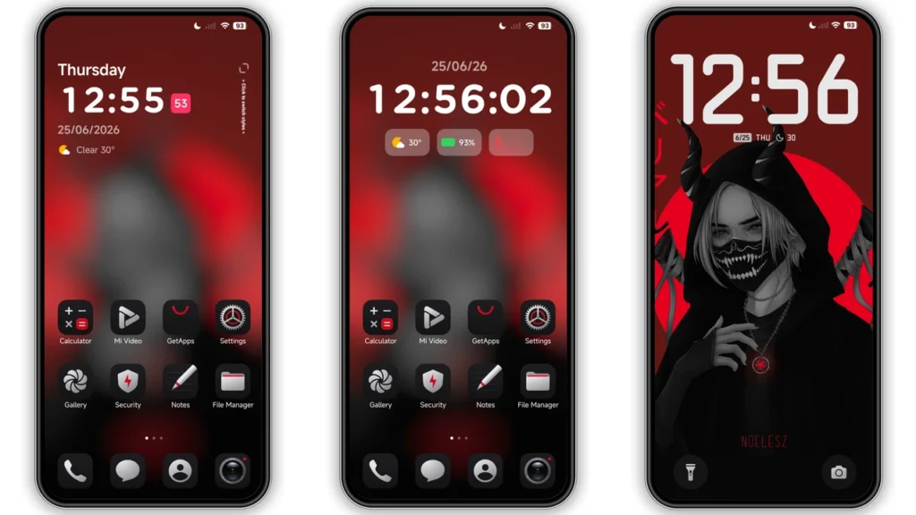 OX GR1 HyperOS Theme Preview