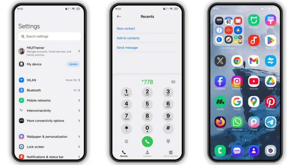 Seasonal Raster Effect HyperOS Theme Preview