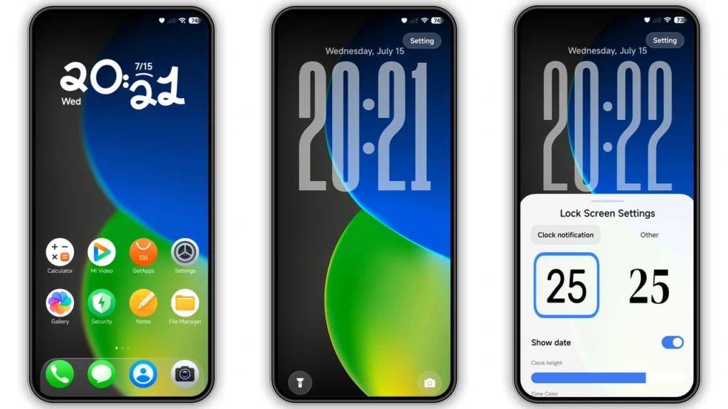 Solana HyperOS Theme Preview