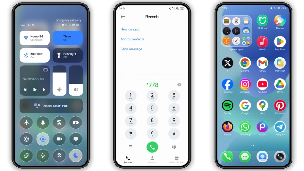 Surge Liquid Circular OS HyperOS Theme Preview