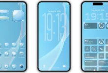 Blue Glass VK HyperOS Theme Preview