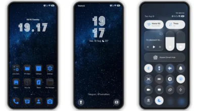 Blue Nocturne HyperOS Theme Preview
