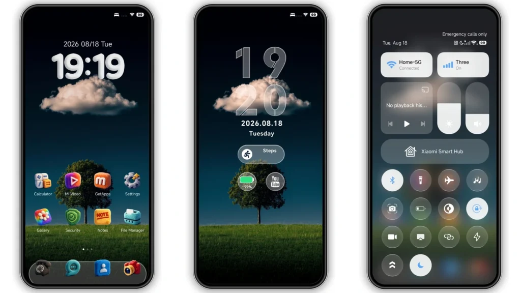 CuteM HyperOS Theme Preview
