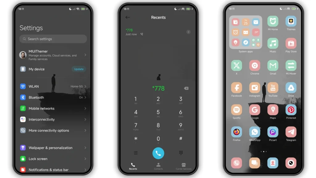 Edge HyperOS Theme Preview