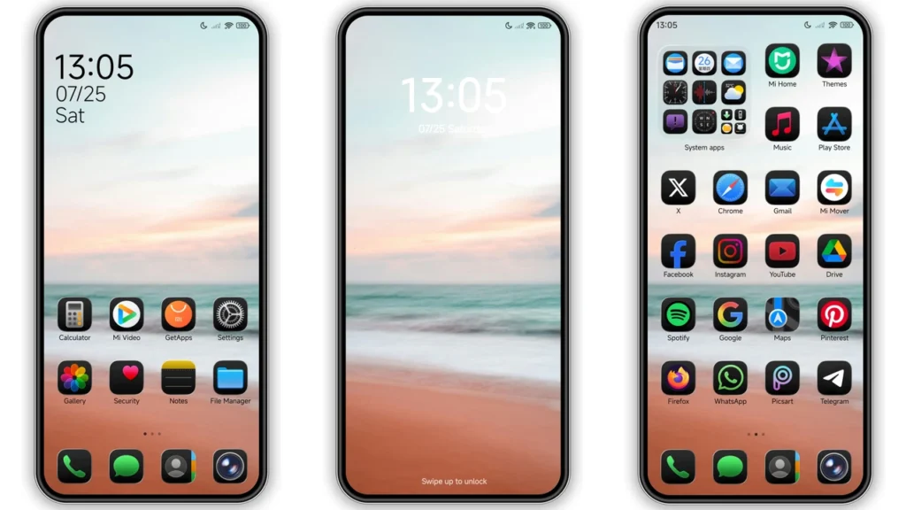 Homologous HyperOS Theme Preview