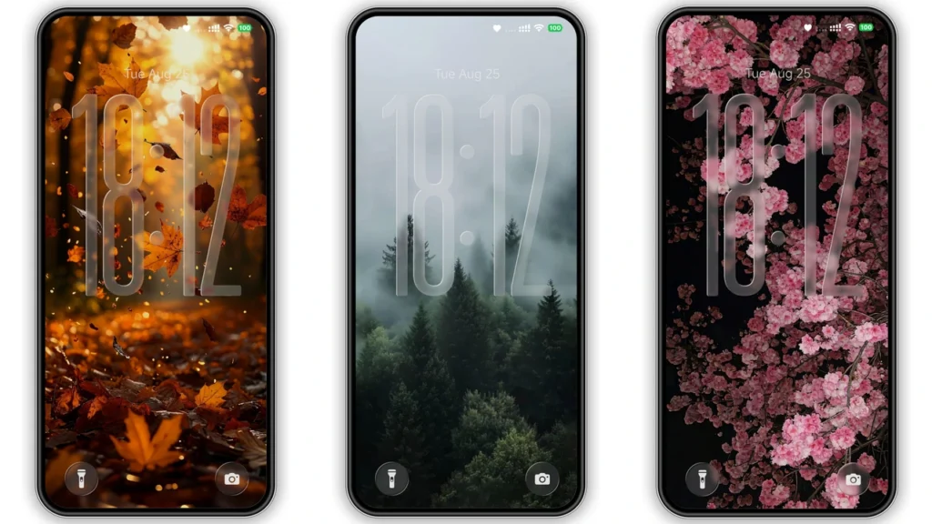 Liquid Crystal HyperOS Theme Preview