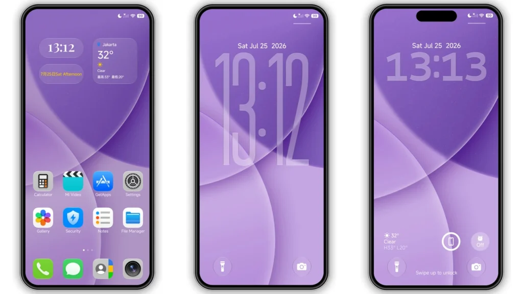 Luna HyperOS Theme Preview