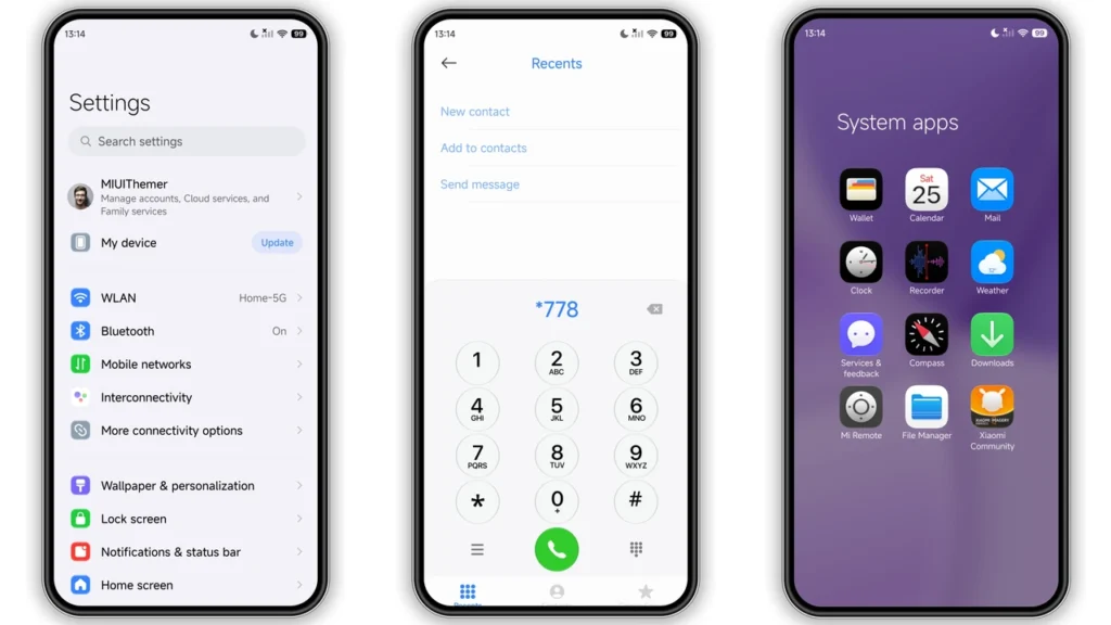 Luna HyperOS Theme Preview