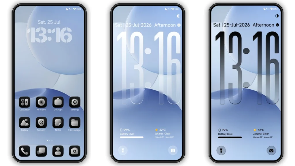 OX B1 HyperOS Theme Preview