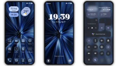 Pure Blue HyperOS Theme Preview