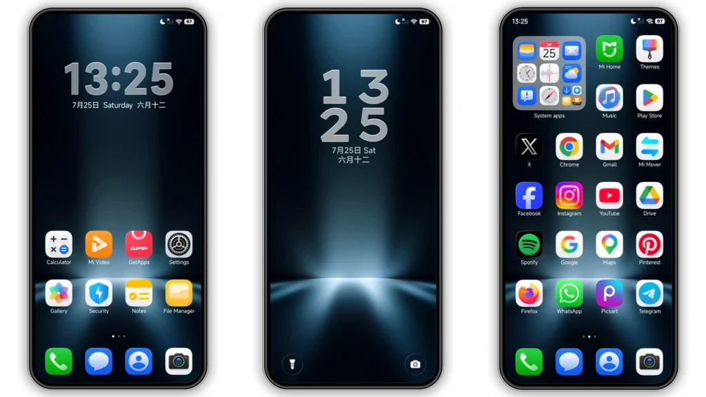 Surging Pollen HyperOS Theme Preview