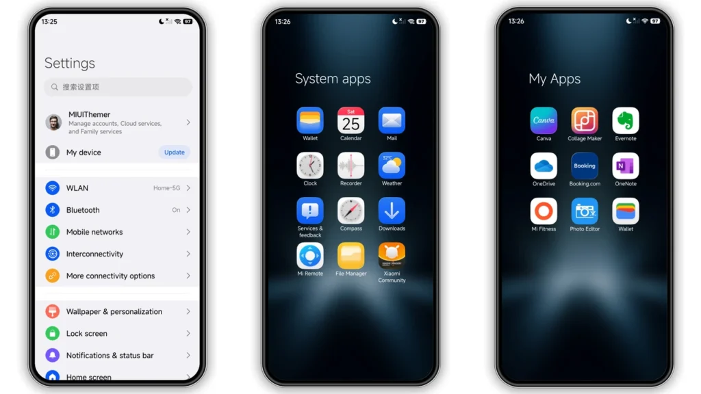 Surging Pollen HyperOS Theme Preview