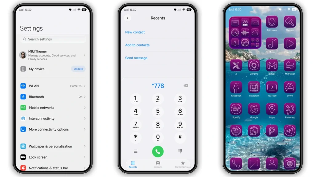 TripM HyperOS Theme Preview