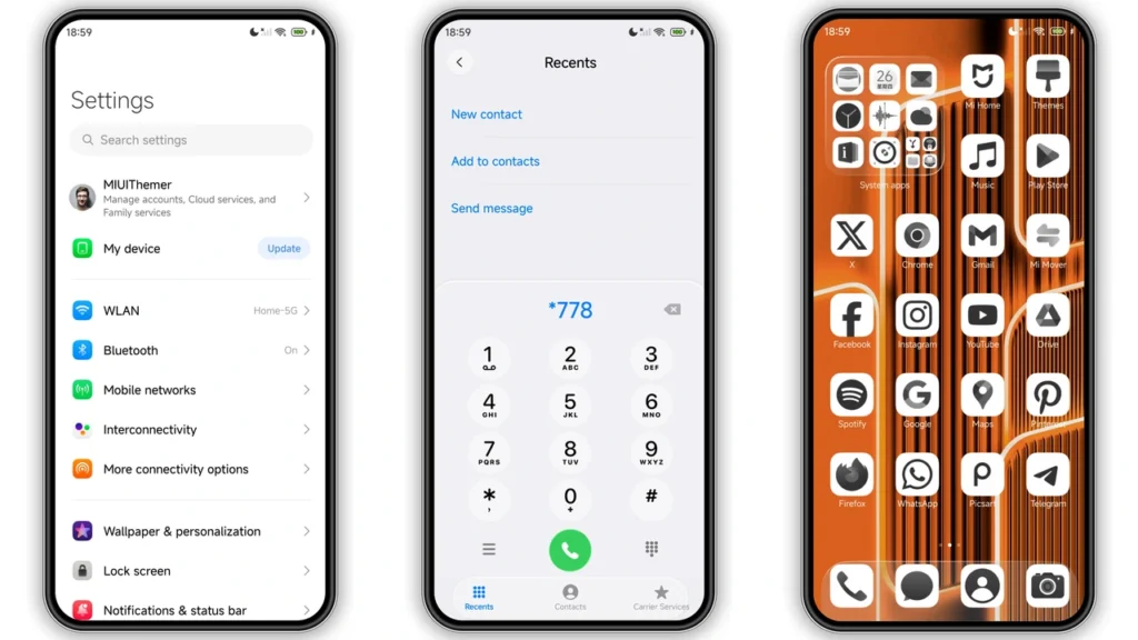 TronM HyperOS Theme Preview