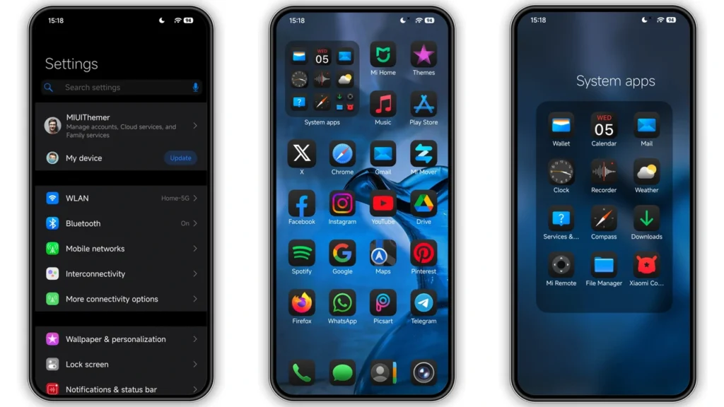 Xeon Slay HyperOS Theme Preview
