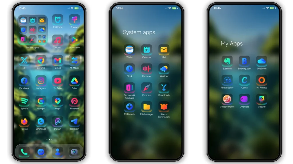 Aquarel HyperOS Theme Preview