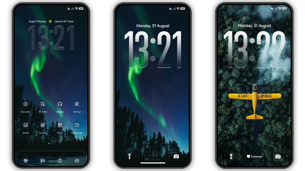 Aurora Pulse HyperOS Theme Preview