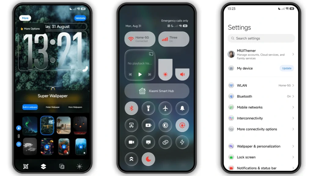 Aurora Pulse HyperOS Theme Preview
