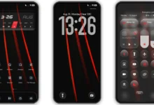 Crimson Obsidian HyperOS Theme Preview