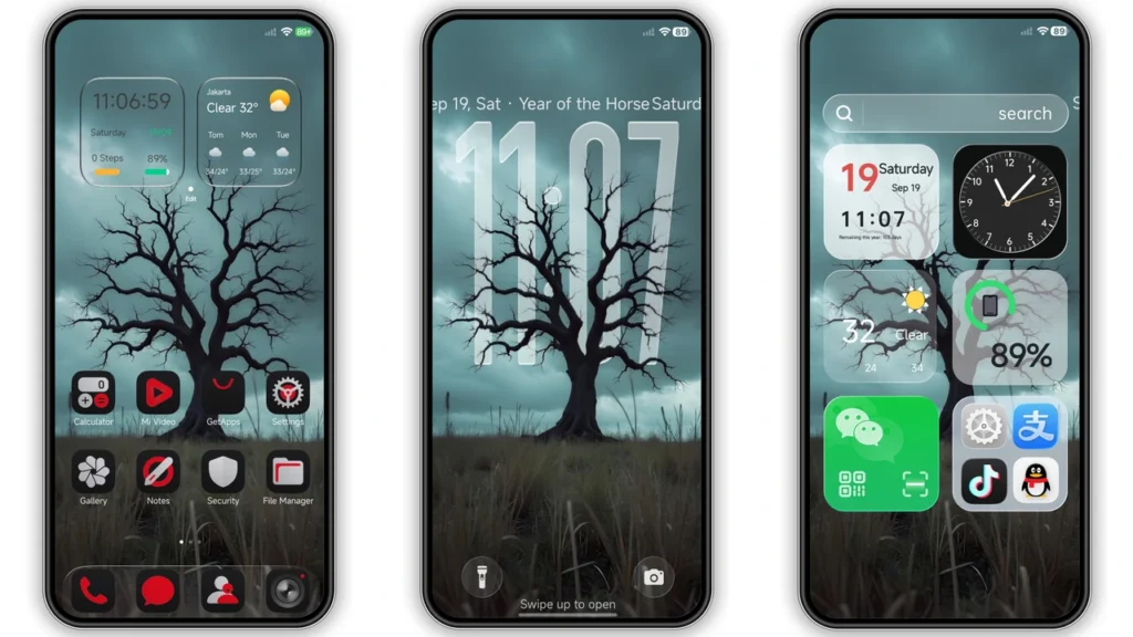 Duskred HyperOS Theme Preview