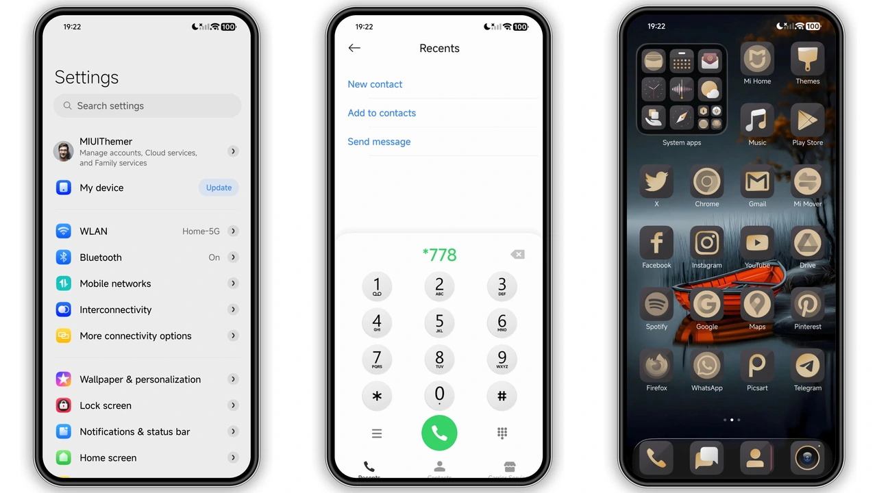 Dreamlike Golden Icons Theme for HyperOS – Extreme Art Look preview 3