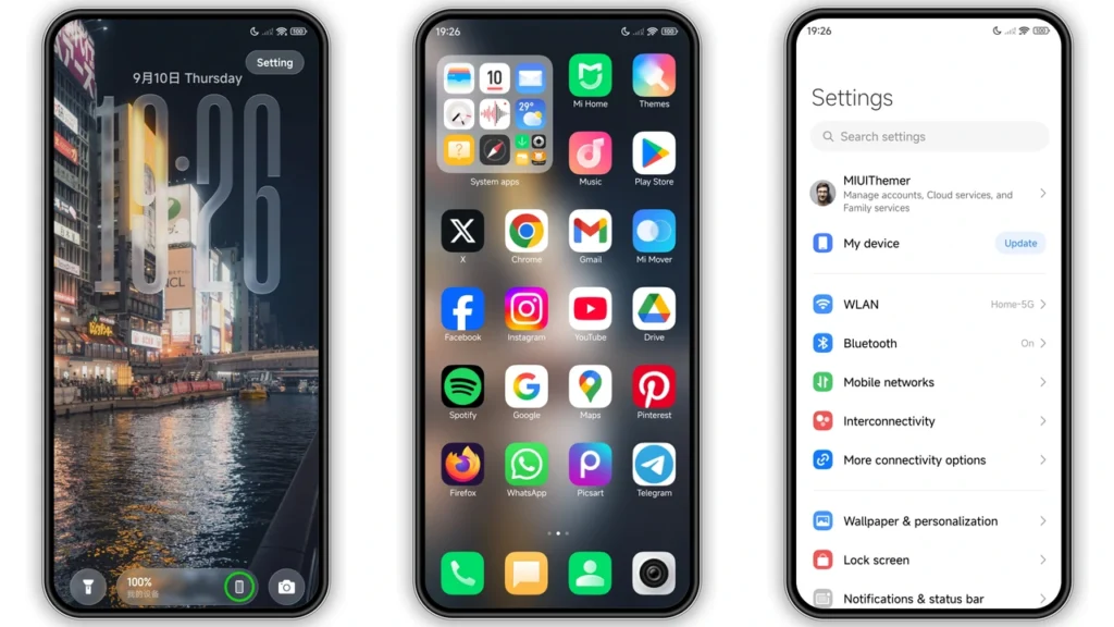 Jing HyperOS Theme Preview
