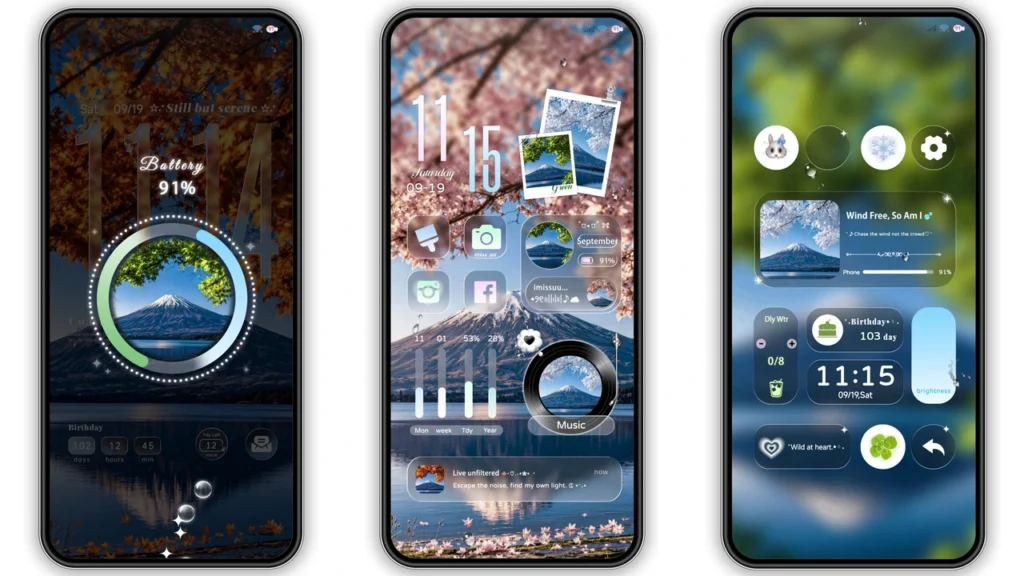 Lake Frame HyperOS Theme Preview