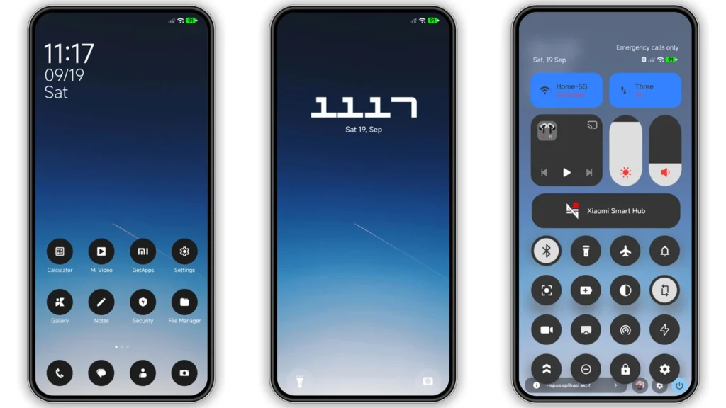 NothingOS HyperOS Theme Preview