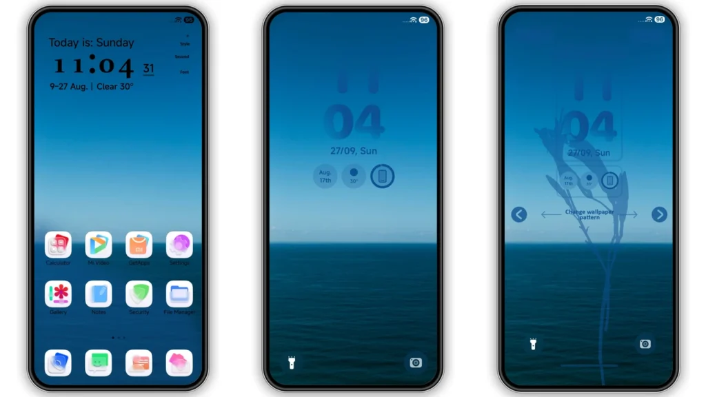 OE1 HyperOS Theme Preview