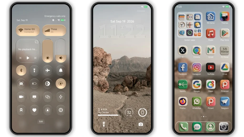 OX CLAY HyperOS Theme Preview