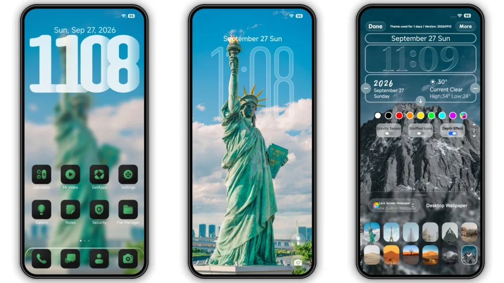 OX G5 HyperOS Theme Preview