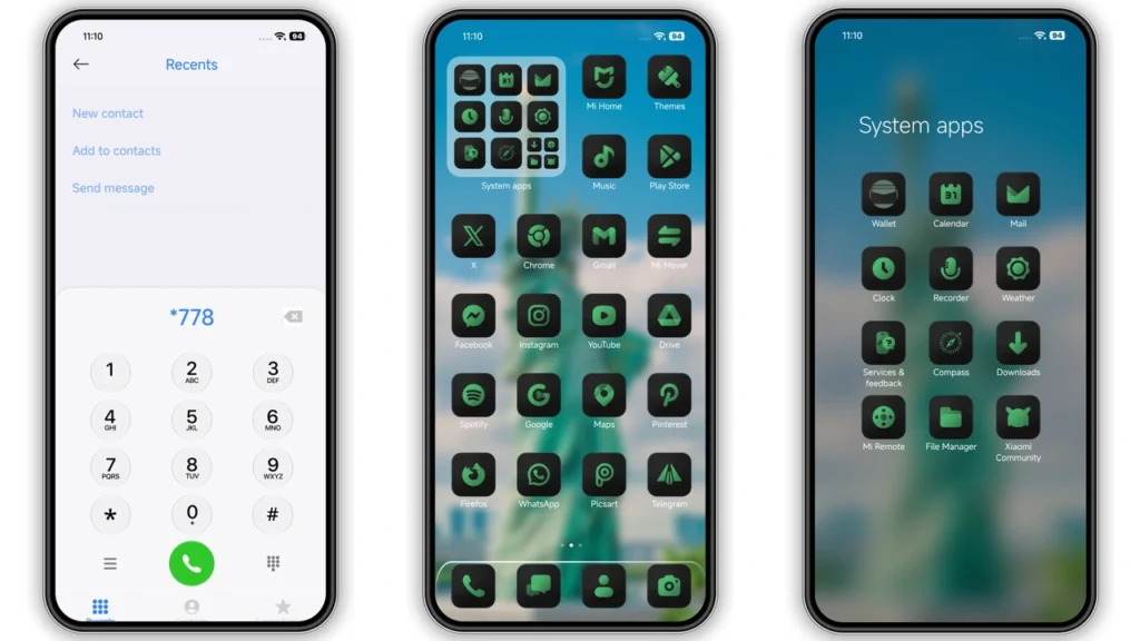 OX G5 HyperOS Theme Preview