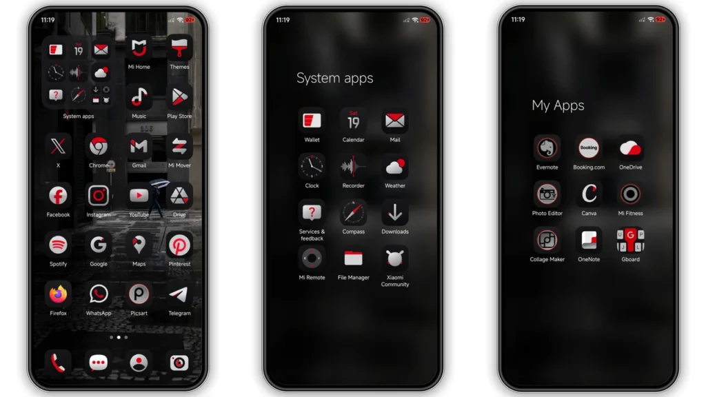 One RedV HyperOS Theme Preview