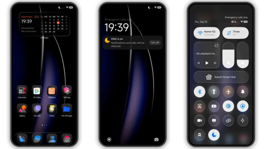 Retina HyperOS Theme Preview