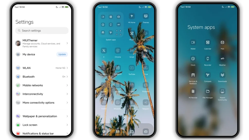TNV-4 HyperOS Theme Preview