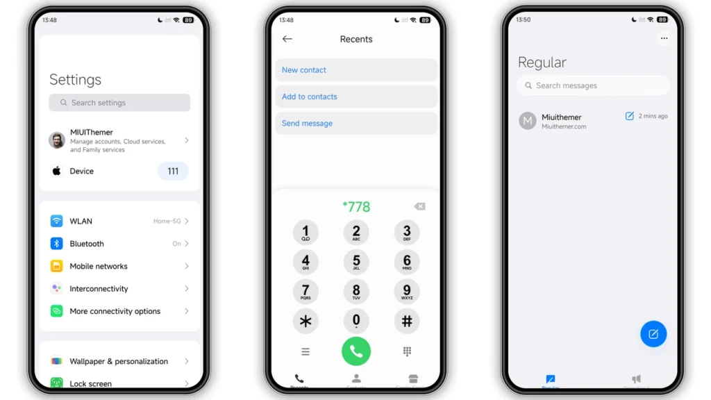 TRX HyperOS Theme Preview