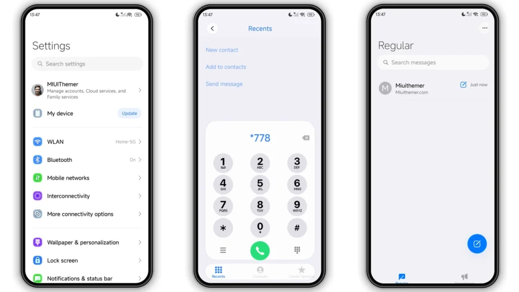 TradM HyperOS Theme Preview