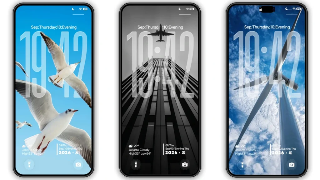 Translucent HyperOS Theme Preview
