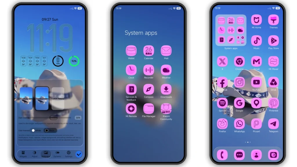 VK 26 HyperOS Theme Preview