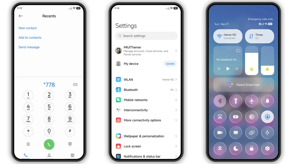 VK 26 HyperOS Theme Preview