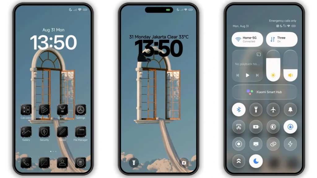 VK Black Glass🖤 HyperOS Theme Preview