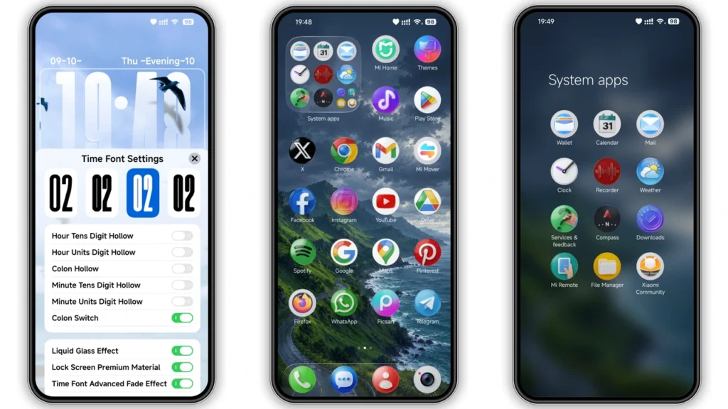 Vibria HyperOS Theme Preview