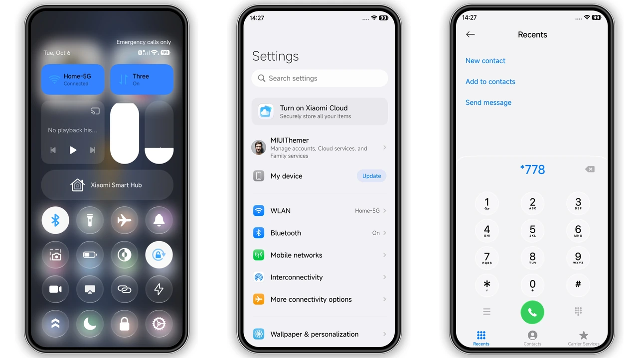 AS suhel HyperOS Theme: Deep‑Blue Gradient for Xiaomi & Redmi preview 2